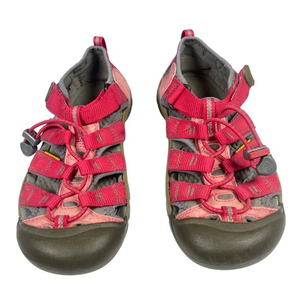 Girls Keen Newport H2 Red Youth Kids Sandals Shoes Size 4 Waterproof EU 37 - Picture 3 of 11